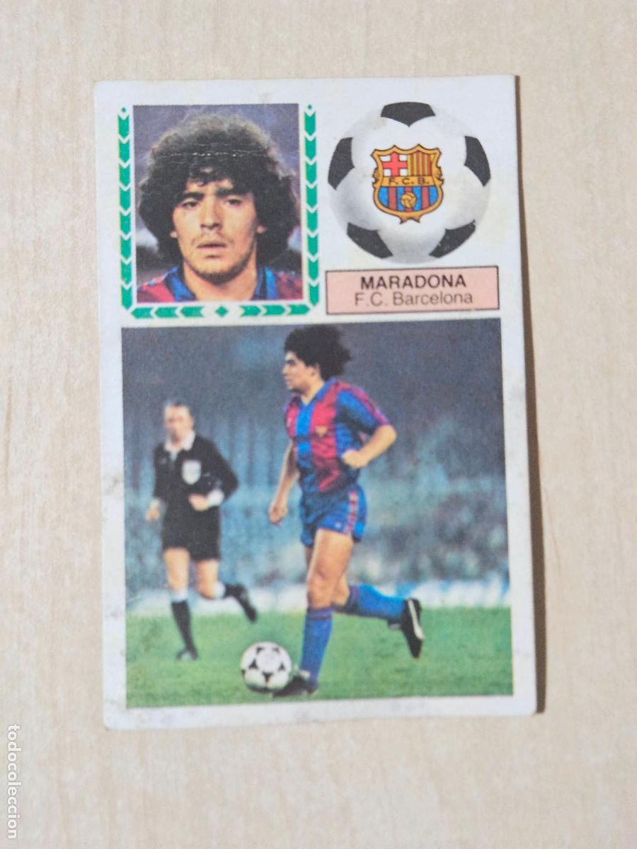 Cromos de f&uacute;tbol: COMPLETA TU ALBUM ESTE 83 84 MARADONA - CROMO RECUPERADO -