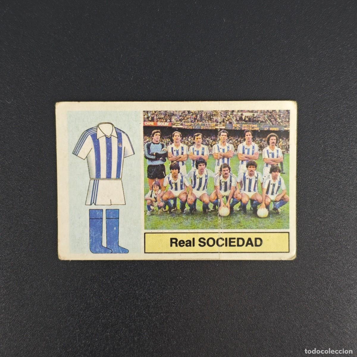 Cromos de f&uacute;tbol: CROMO DE FUTBOL LIGA ESTE 82 83 1982 1983 NUNCA PEGADO SIN PEGAR ALINEACION REAL SOCIEDAD RA1026