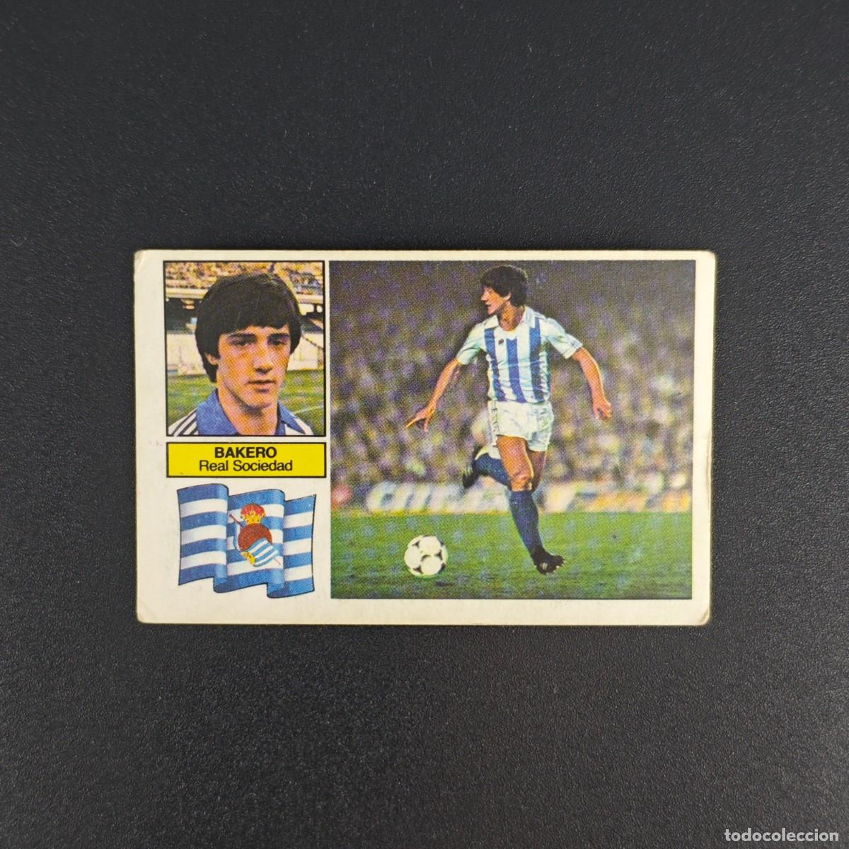 Cromos de f&uacute;tbol: CROMO DE FUTBOL LIGA ESTE 82 83 1982 1983 NUNCA PEGADO SIN PEGAR BAKERO REAL SOCIEDAD RA1026