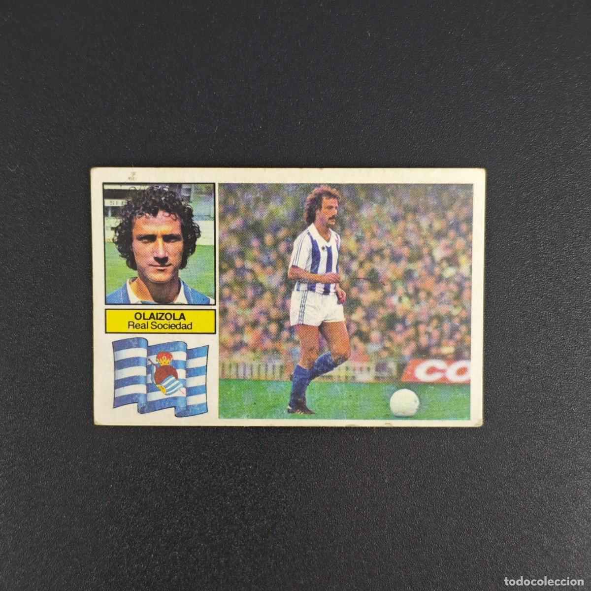 Cromos de f&uacute;tbol: CROMO DE FUTBOL LIGA ESTE 82 83 1982 1983 NUNCA PEGADO SIN PEGAR OLAIZOLA REAL SOCIEDAD RA1026