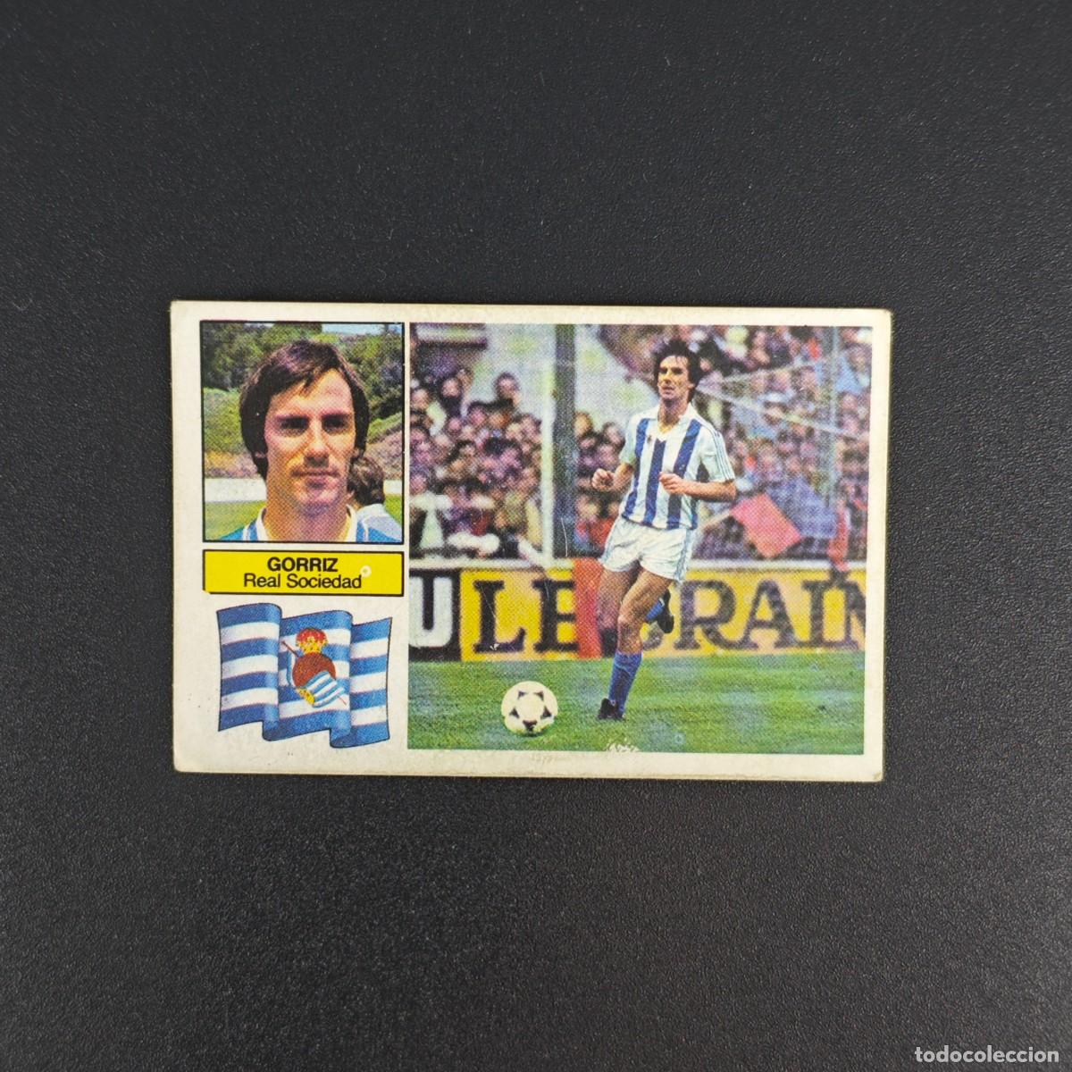 Cromos de f&uacute;tbol: CROMO DE FUTBOL LIGA ESTE 82 83 1982 1983 NUNCA PEGADO SIN PEGAR GORRIZ REAL SOCIEDAD RA1026