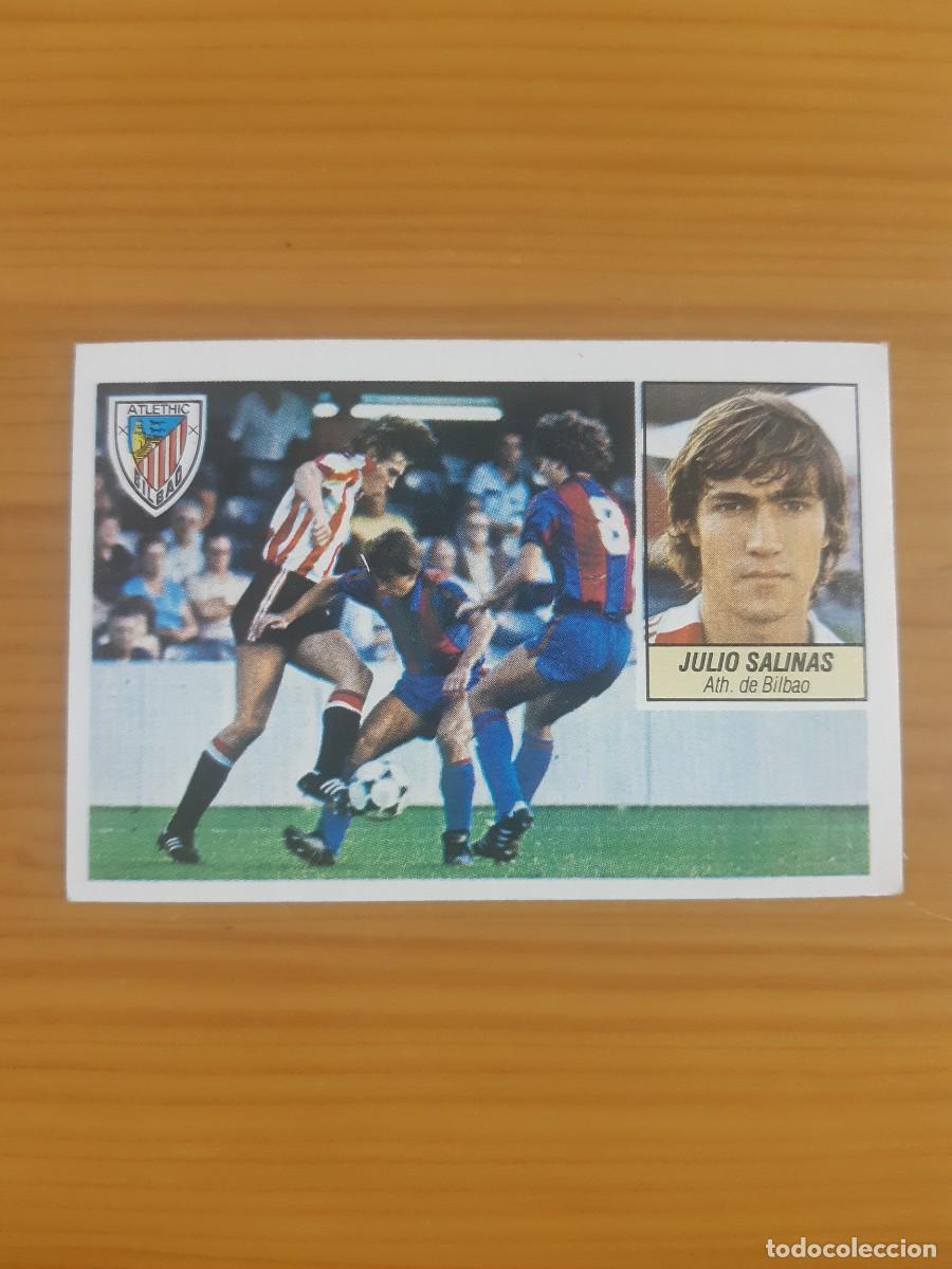 Cromos de f&uacute;tbol: Julio Salinas (Athletic Bilbao) Liga 84-85 ESTE. Nunca pegado