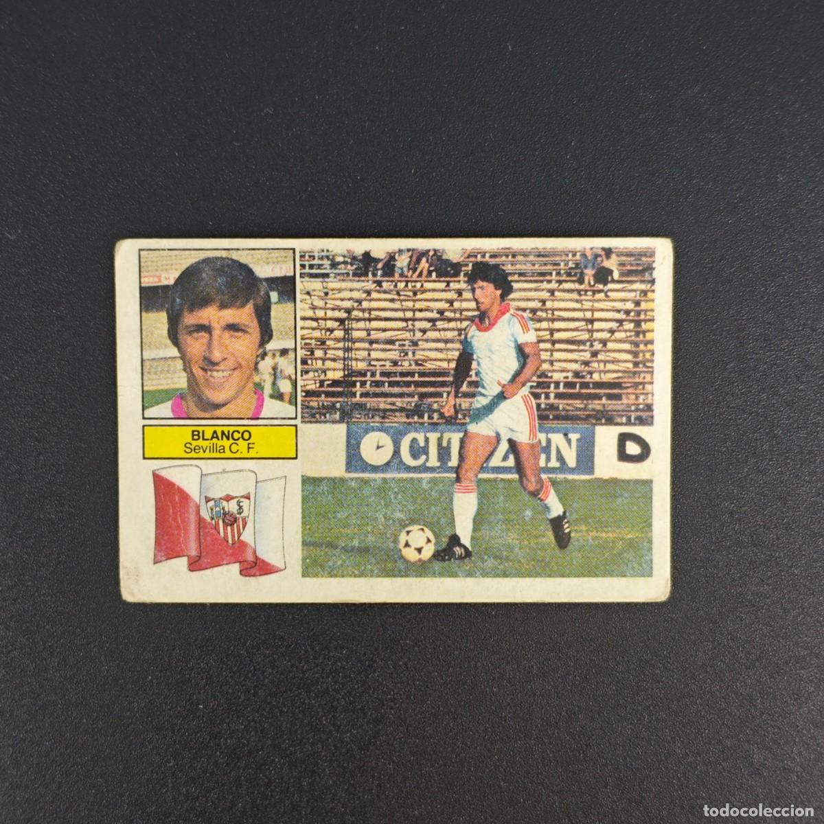 Cromos de f&uacute;tbol: CROMO DE FUTBOL LIGA ESTE 82 83 1982 1983 NUNCA PEGADO SIN PEGAR BLANCO SEVILLA RA1026