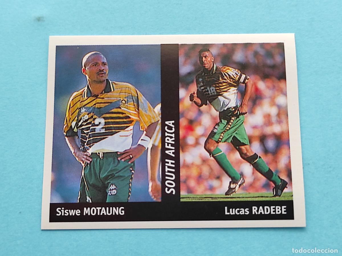Cromos de f&uacute;tbol: 138 SISWE MOTAUNG/LUCAS RADEBE (SUDAFRICA) - CROMO MUNDIAL FRANCIA 1998 DS FRANCE 98 DSWC98 WORLD