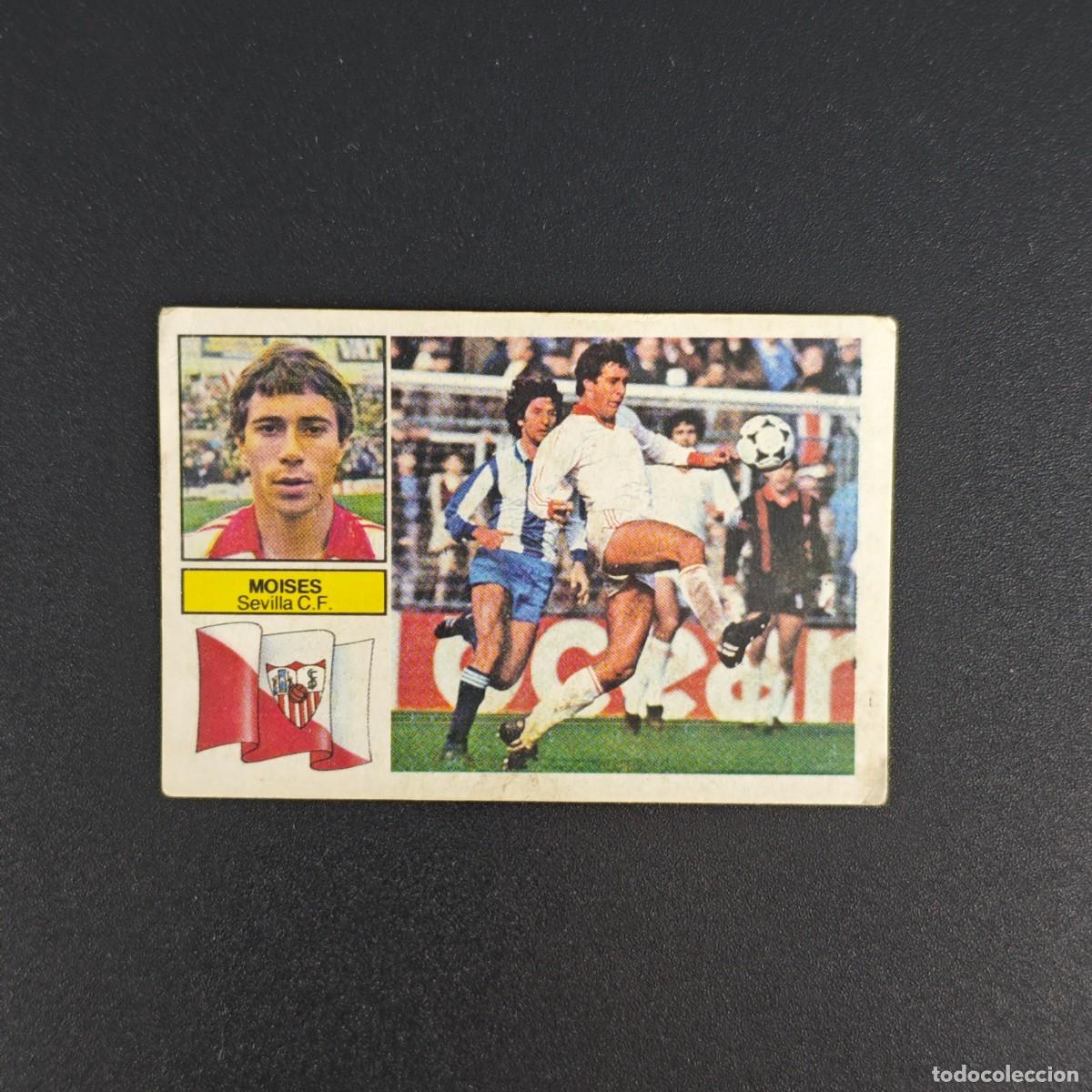Cromos de f&uacute;tbol: CROMO DE FUTBOL LIGA ESTE 82 83 1982 1983 NUNCA PEGADO SIN PEGAR MOISES SEVILLA RA1026