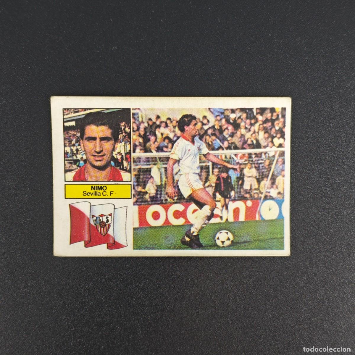 Cromos de f&uacute;tbol: CROMO DE FUTBOL LIGA ESTE 82 83 1982 1983 NUNCA PEGADO SIN PEGAR NIMO SEVILLA RA1026