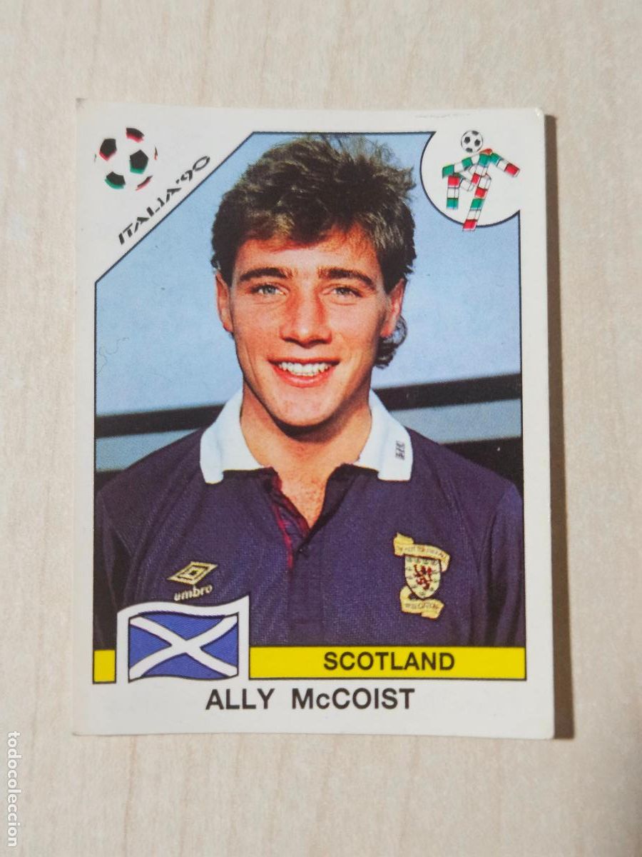 Cromos de f&uacute;tbol: CROMO N&ordm; 226 ALLY MCCOIST - MUNDIAL ITALIA 90 - PANINI - SIN PEGAR - ESCOCIA