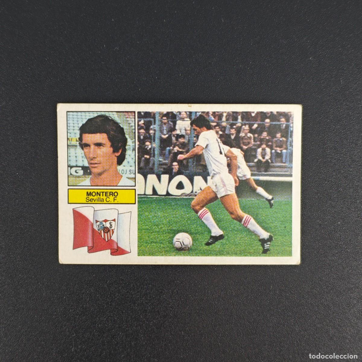 Cromos de f&uacute;tbol: CROMO DE FUTBOL LIGA ESTE 82 83 1982 1983 NUNCA PEGADO SIN PEGAR MONTERO SEVILLA RA1026