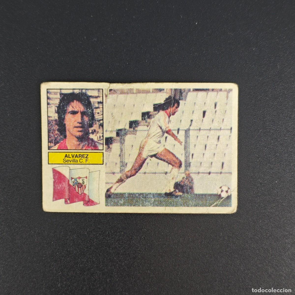 Cromos de f&uacute;tbol: CROMO DE FUTBOL LIGA ESTE 82 83 1982 1983 NUNCA PEGADO SIN PEGAR ALVAREZ SEVILLA RA1026 LEER