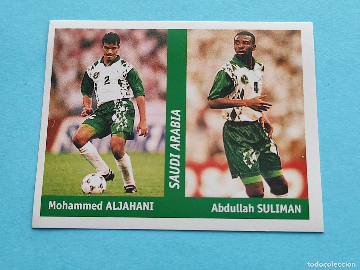 Cromos de f&uacute;tbol: 145 MOHAMMED ALJAHANI/ABDULLAH SULIMAN (ARABIA SAUDI) - CROMO MUNDIAL FRANCIA 1998 DS FRANCE 98