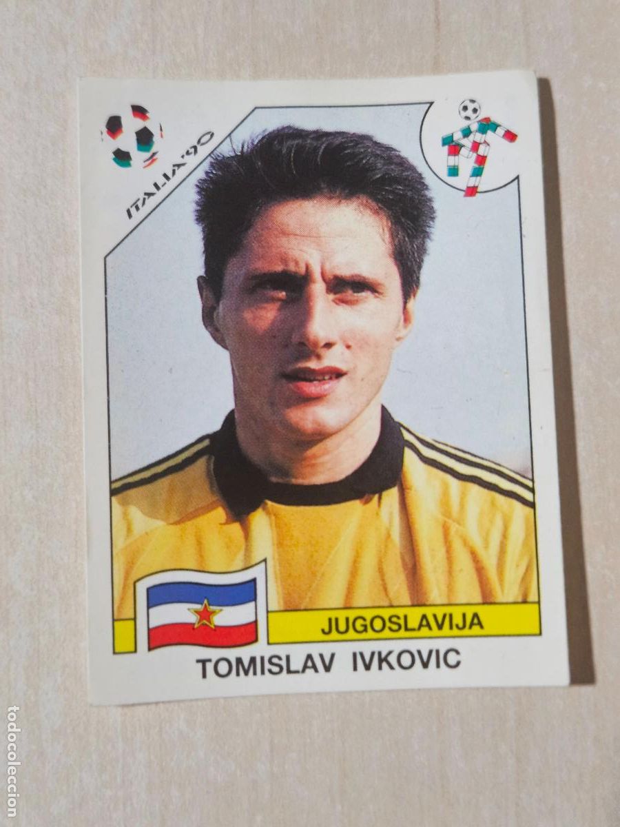 Cromos de f&uacute;tbol: CROMO N&ordm; 268 TOMISLAV IVKOVIC - MUNDIAL ITALIA 90 - PANINI - SIN PEGAR - YUGOSLAVIA
