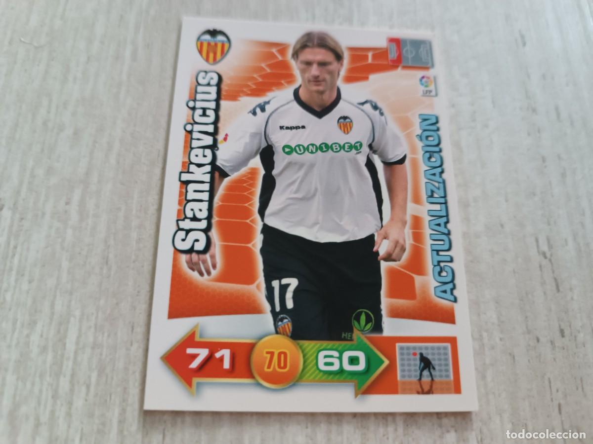 Cromos de f&uacute;tbol: STANKEVICIUS ACTUALIZACI&Oacute;N ADRENALYN 2010 2011 10 11