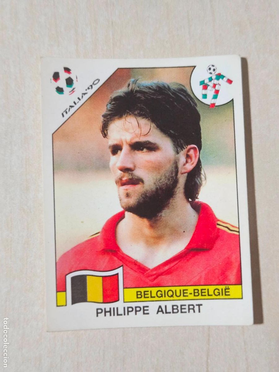 Cromos de f&uacute;tbol: CROMO N&ordm; 333 PHILIPPE ALBERT - MUNDIAL ITALIA 90 - PANINI - SIN PEGAR - BELGICA