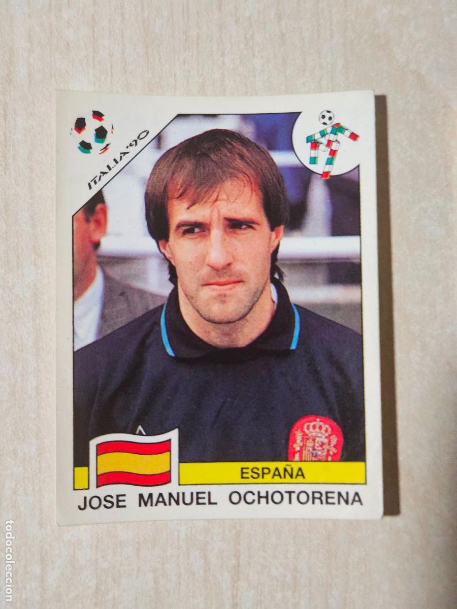 Cromos de f&uacute;tbol: CROMO N&ordm; 346 JOSE MANUEL OCHOTORENA - MUNDIAL ITALIA 90 - PANINI - SIN PEGAR - ESPA&Ntilde;A