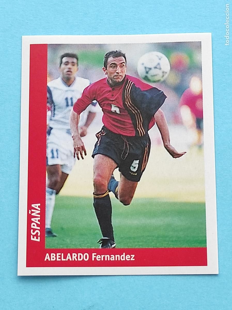 Cromos de f&uacute;tbol: 153 ABELARDO FERNANDEZ (ESPA&Ntilde;A) - CROMO MUNDIAL FRANCIA 1998 DS FRANCE 98 DSWC98 WORLD CUP