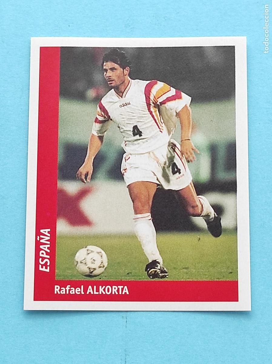 Cromos de f&uacute;tbol: 155 RAFAEL ALKORTA (ESPA&Ntilde;A) - CROMO MUNDIAL FRANCIA 1998 DS FRANCE 98 DSWC98 WORLD CUP