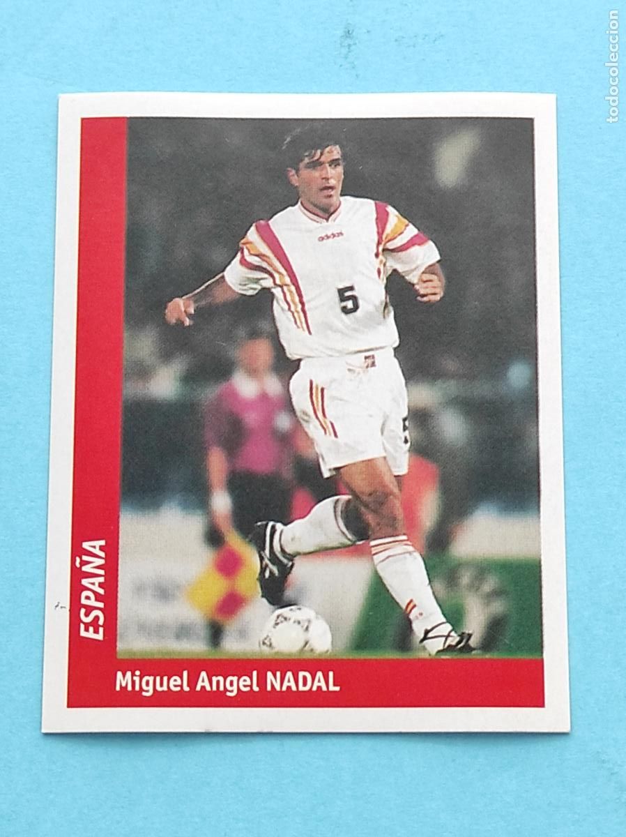 Cromos de f&uacute;tbol: 156 MIGUEL ANGEL NADAL (ESPA&Ntilde;A) - CROMO MUNDIAL FRANCIA 1998 DS FRANCE 98 DSWC98 WORLD CUP