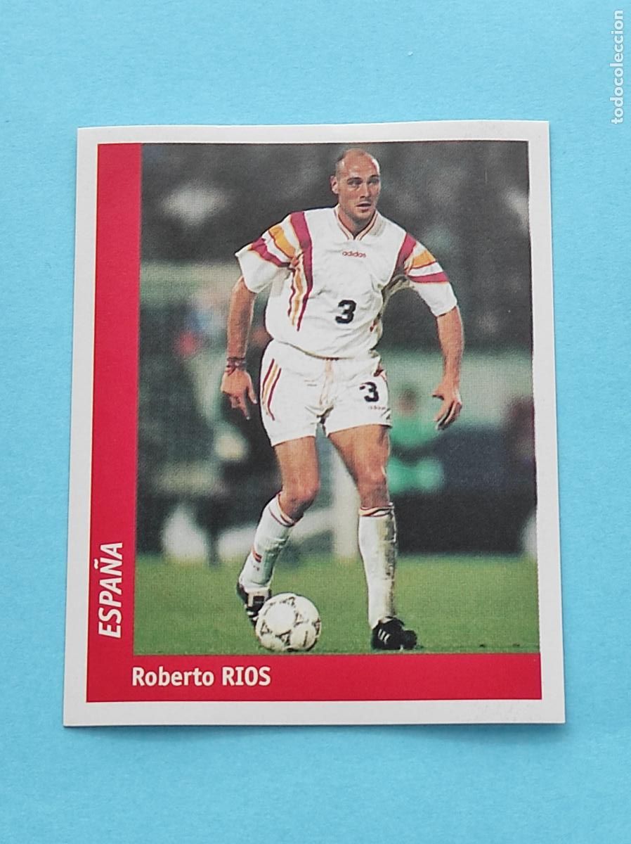 Cromos de f&uacute;tbol: 158 ROBERTO RIOS (ESPA&Ntilde;A) - CROMO MUNDIAL FRANCIA 1998 DS FRANCE 98 DSWC98 WORLD CUP