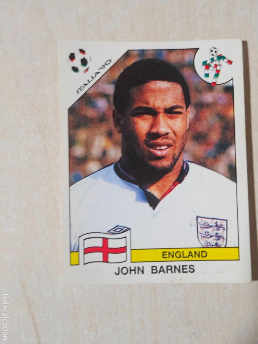 Cromos de f&uacute;tbol: CROMO N&ordm; 400 JOHN BARNES - MUNDIAL ITALIA 90 - PANINI - SIN PEGAR - INGLATERRA