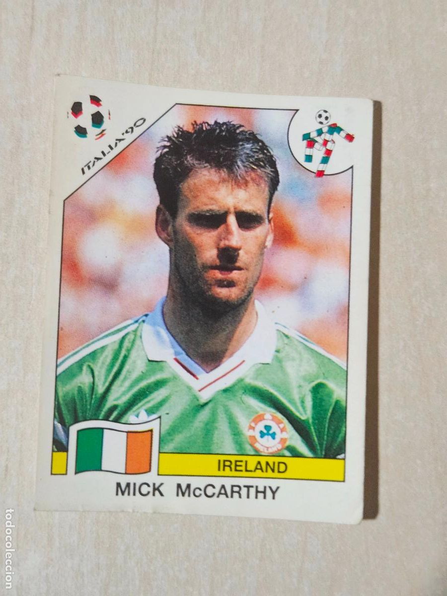 Cromos de f&uacute;tbol: CROMO N&ordm; 428 MICK MCCARTHY - MUNDIAL ITALIA 90 - PANINI - SIN PEGAR - IRLANDA