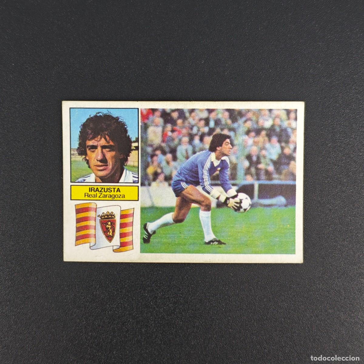 Cromos de f&uacute;tbol: CROMO DE FUTBOL LIGA ESTE 82 83 1982 1983 NUNCA PEGADO SIN PEGAR IRAZUSTA REAL ZARAGOZA RA1026