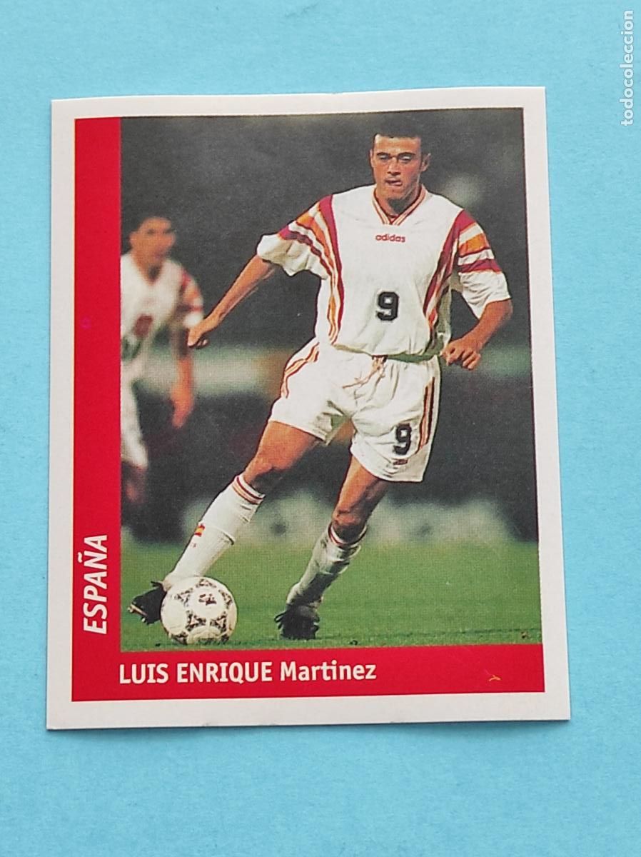 Cromos de f&uacute;tbol: 161 LUIS ENRIQUE MARTINEZ (ESPA&Ntilde;A) - CROMO MUNDIAL FRANCIA 1998 DS FRANCE 98 DSWC98 WORLD CUP