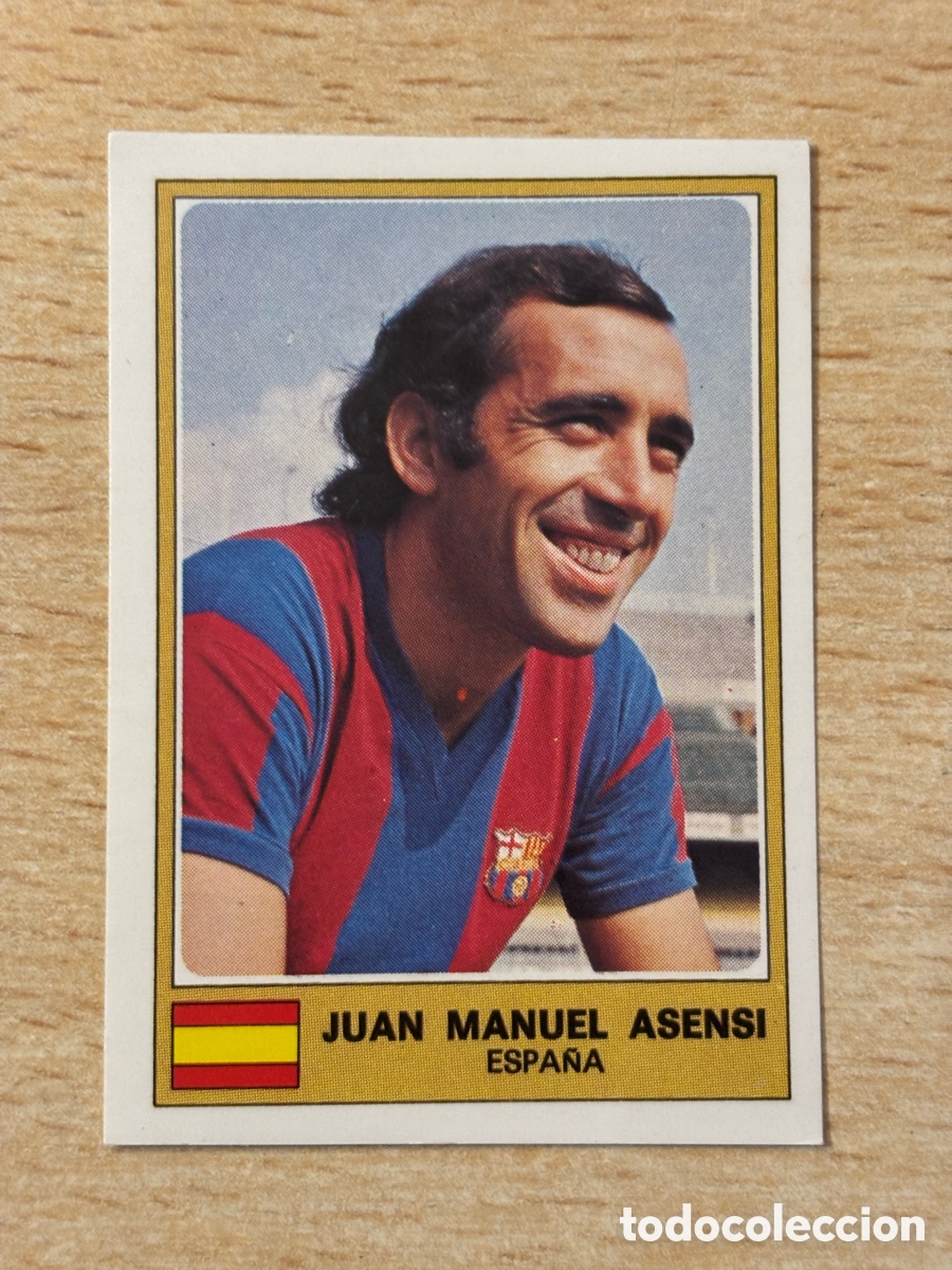 Cromos de f&uacute;tbol: # 85 Juan Manuel Asensi Espa&ntilde;a Euro Football 76 Panini sin pegar FC Barcelona