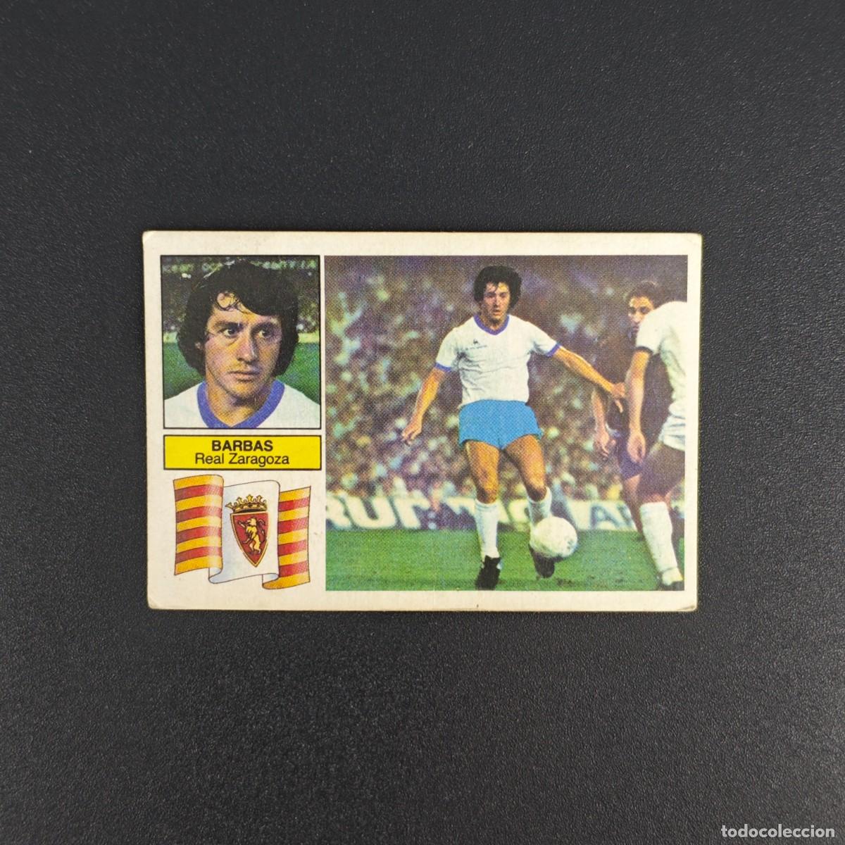 Cromos de f&uacute;tbol: CROMO DE FUTBOL LIGA ESTE 82 83 1982 1983 NUNCA PEGADO FICHAJE N&ordm; 4 BARBAS REAL ZARAGOZA RA1026