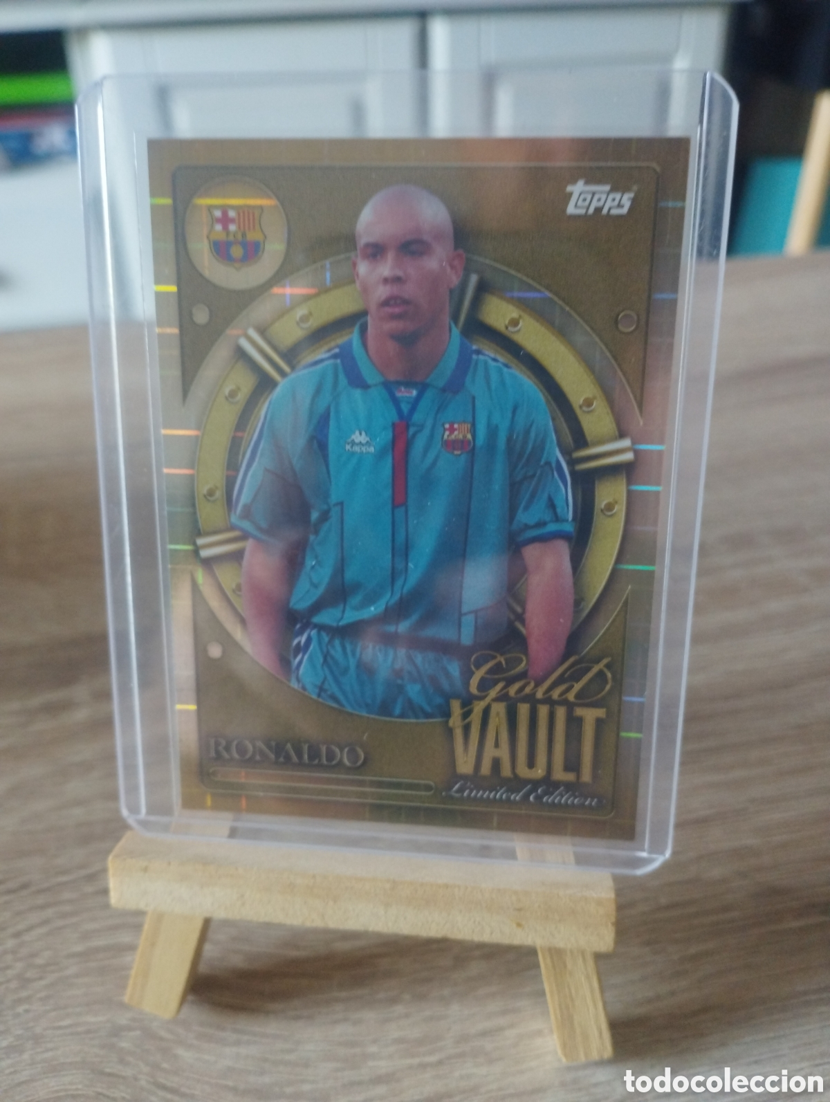 Cartes &agrave; collectionner de Football: Carta Topps Ronaldo Nazario Gold Vault