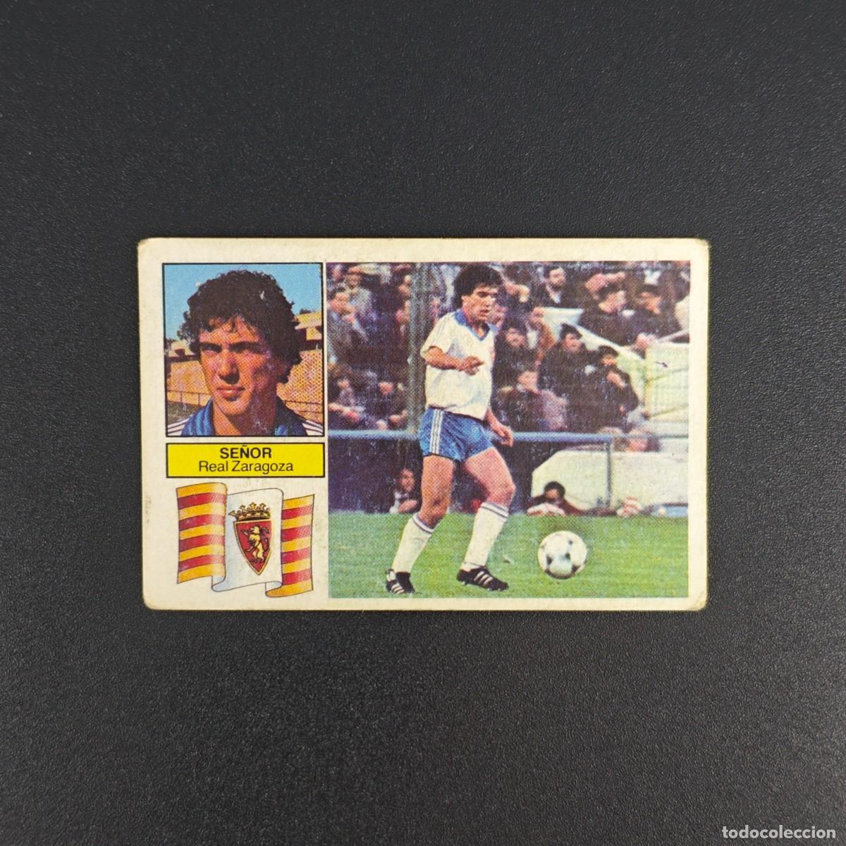 Cromos de Futebol: CROMO DE FUTBOL LIGA ESTE 82 83 1982 1983 NUNCA PEGADO SIN PEGAR SE&Ntilde;OR REAL ZARAGOZA RA1026