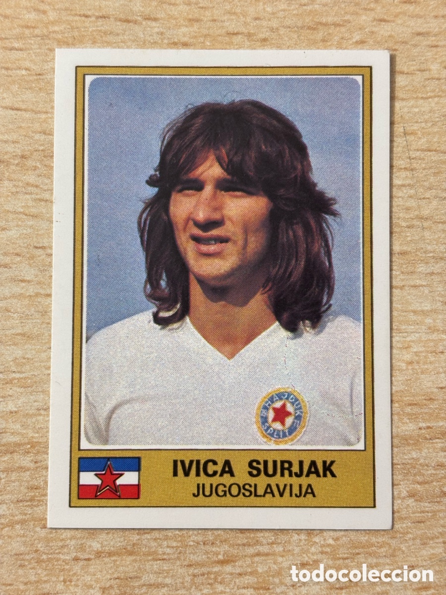 Cromos de Futebol: # 161 Ivica Surjak Yugoslavia Euro Football 76 Panini sin pegar Real Zaragoza