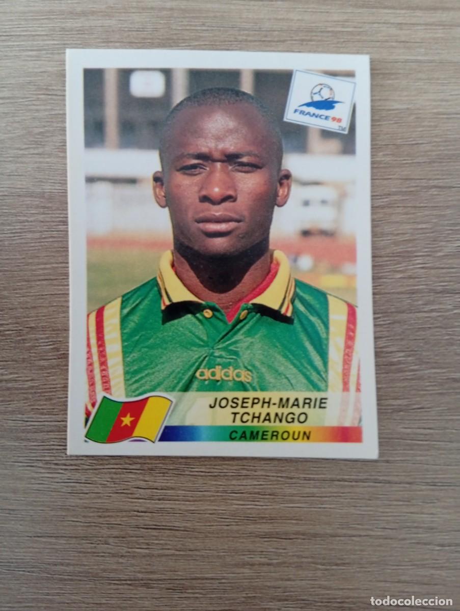 Cromos de Futebol: JOSEPH MARIE TCHANGO 130 CAMERUN PANINI FRANCIA 1998 98 SIN PEGAR NUNCA PEGADO