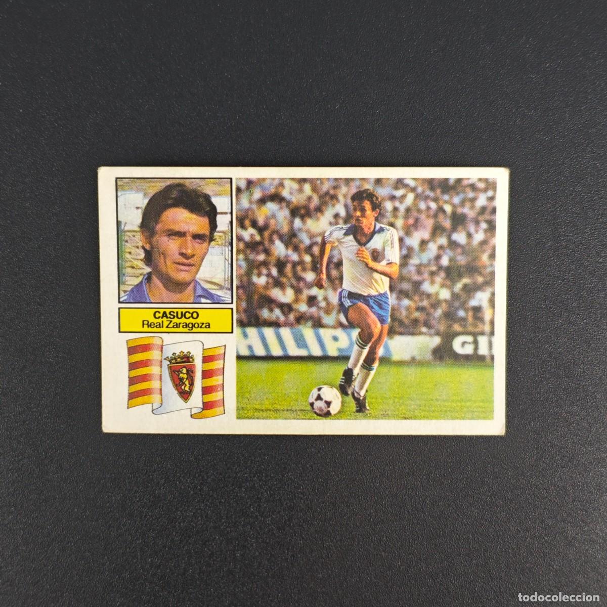 Cromos de Futebol: CROMO DE FUTBOL LIGA ESTE 82 83 1982 1983 NUNCA PEGADO SIN PEGAR CASUCO REAL ZARAGOZA RA1026