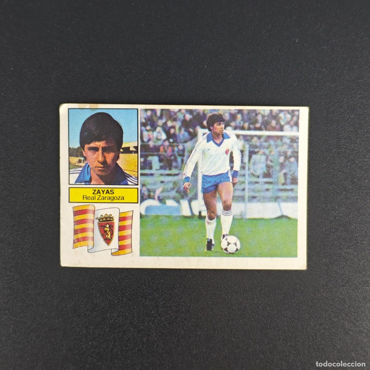 Cromos de Futebol: CROMO DE FUTBOL LIGA ESTE 82 83 1982 1983 NUNCA PEGADO SIN PEGAR ZAYAS REAL ZARAGOZA RA1026
