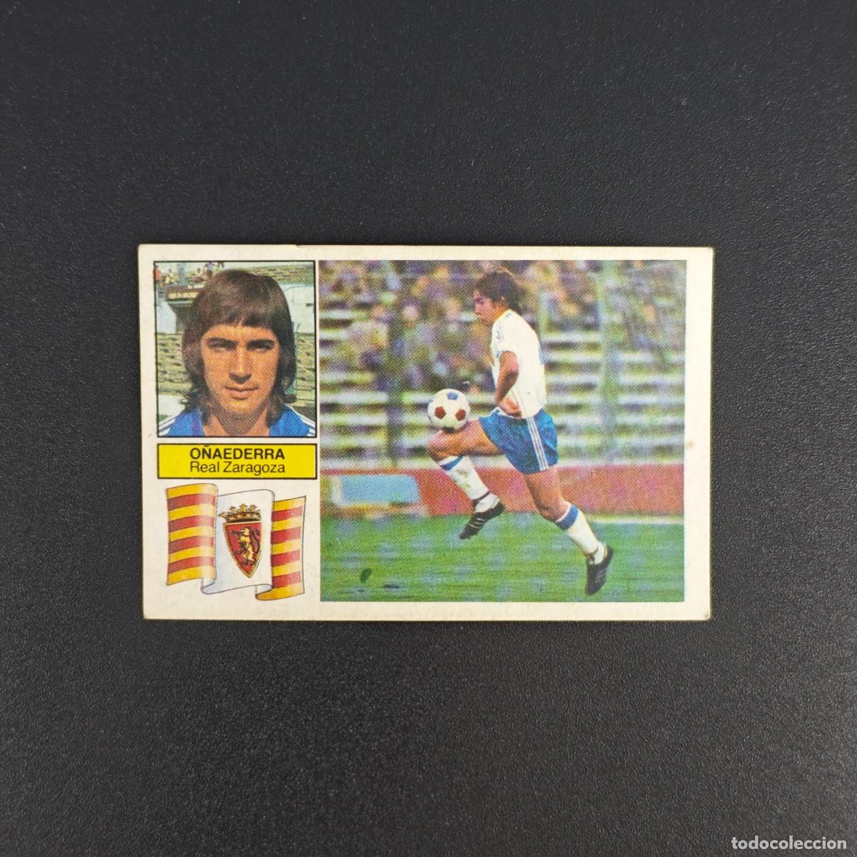 Cromos de f&uacute;tbol: CROMO DE FUTBOL LIGA ESTE 82 83 1982 1983 NUNCA PEGADO SIN PEGAR O&Ntilde;AEDERRA REAL ZARAGOZA RA1026