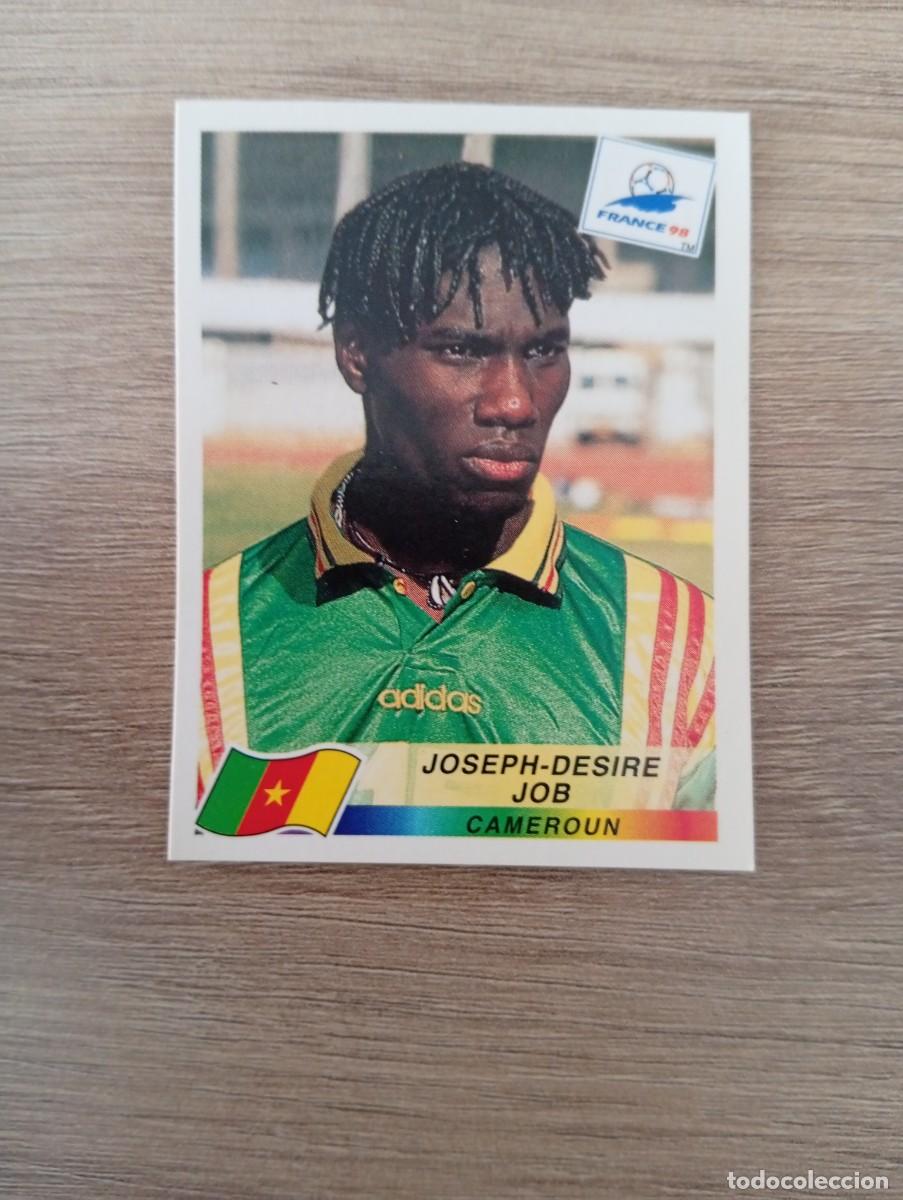 Cromos de f&uacute;tbol: JOSEPH DESIRE JOB 136 CAMERUN PANINI FRANCIA 1998 98 SIN PEGAR NUNCA PEGADO