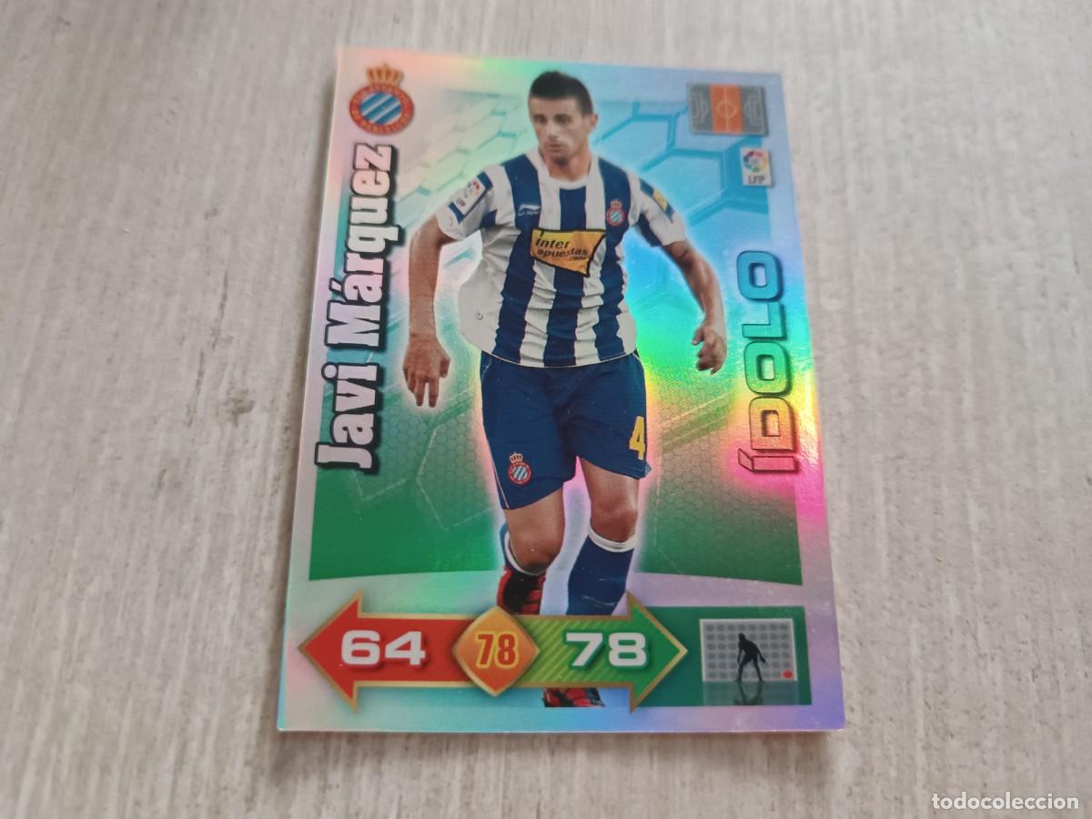 Cromos de f&uacute;tbol: JAVI M&Aacute;RQUEZ &Iacute;DOLO ADRENALYN 2010 2011 10 11