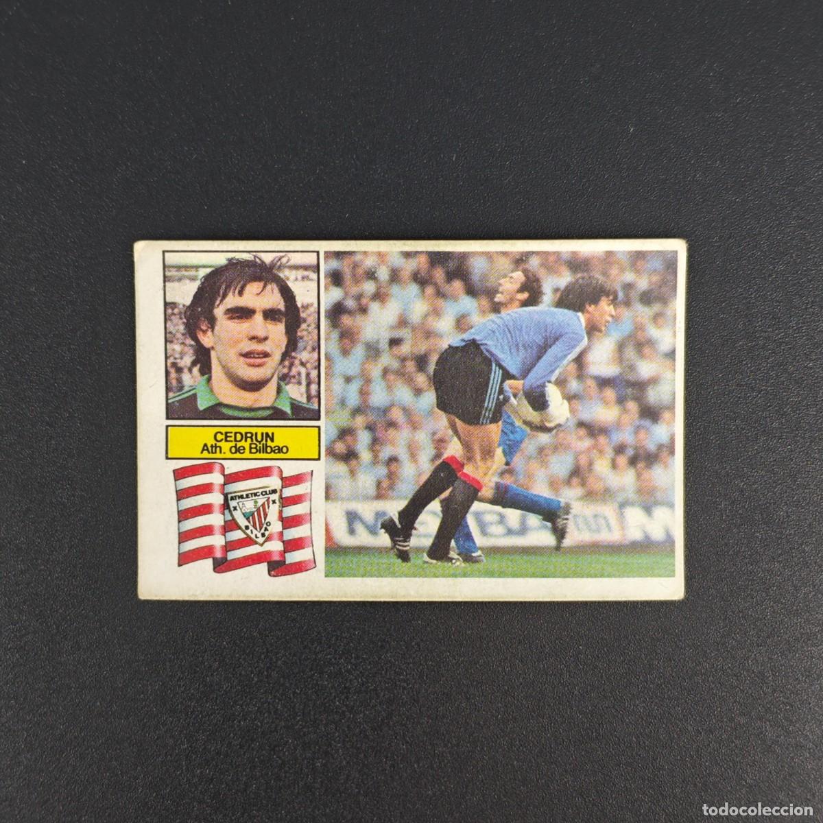 Cromos de f&uacute;tbol: CROMO DE FUTBOL LIGA ESTE 82 83 1982 1983 NUNCA PEGADO SIN PEGAR CEDRUN ATHLETIC BILBAO RA1026