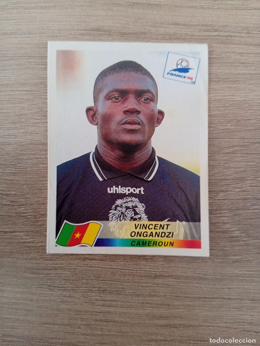 Cromos de f&uacute;tbol: VINCENT ONGANDZI 137 CAMERUN PANINI FRANCIA 1998 98 SIN PEGAR NUNCA PEGADO
