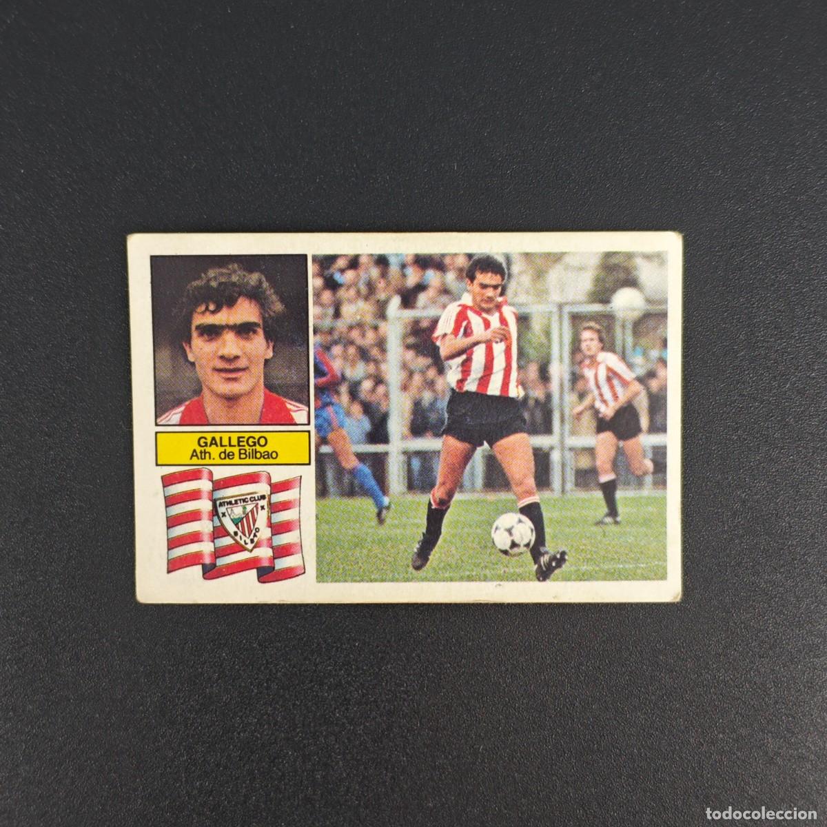 Cromos de f&uacute;tbol: CROMO DE FUTBOL LIGA ESTE 82 83 1982 1983 NUNCA PEGADO SIN PEGAR GALLEGO ATHLETIC BILBAO RA1026