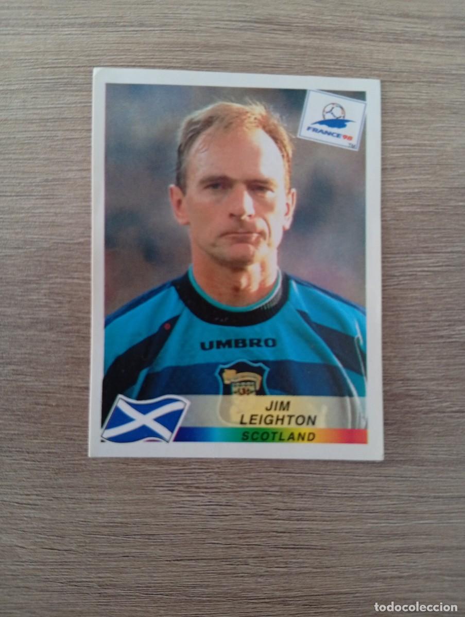 Cromos de f&uacute;tbol: JIM LEIGHTON 34 ESCOCIA PANINI FRANCIA 1998 98 SIN PEGAR NUNCA PEGADO