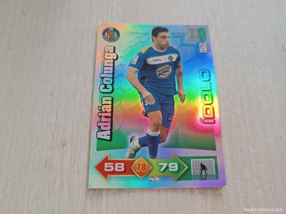 Cromos de f&uacute;tbol: ADRI&Aacute;N COLUNGA &Iacute;DOLO ADRENALYN 2010 2011 10 11