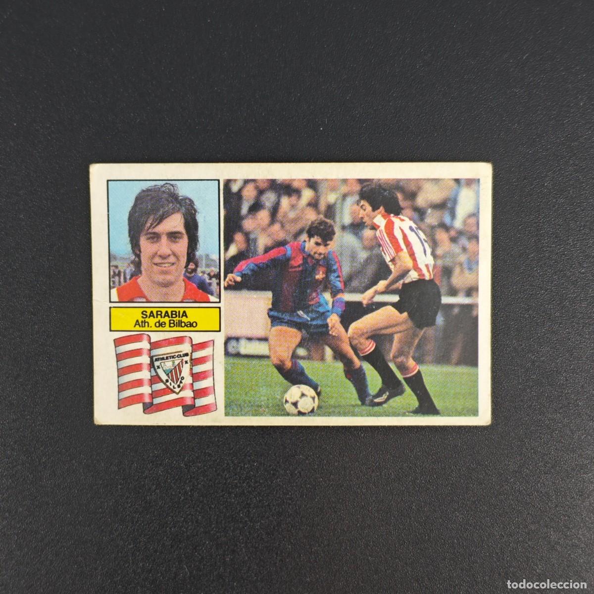 Cromos de f&uacute;tbol: CROMO DE FUTBOL LIGA ESTE 82 83 1982 1983 NUNCA PEGADO SIN PEGAR SARABIA ATHLETIC BILBAO RA1026