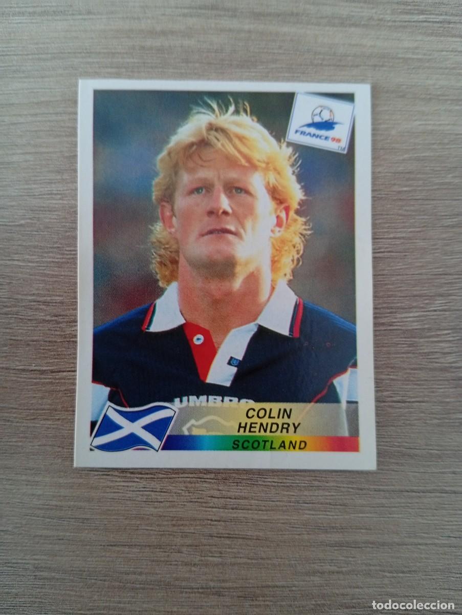 Cromos de f&uacute;tbol: COLIN HENDRY 36 ESCOCIA PANINI FRANCIA 1998 98 SIN PEGAR NUNCA PEGADO