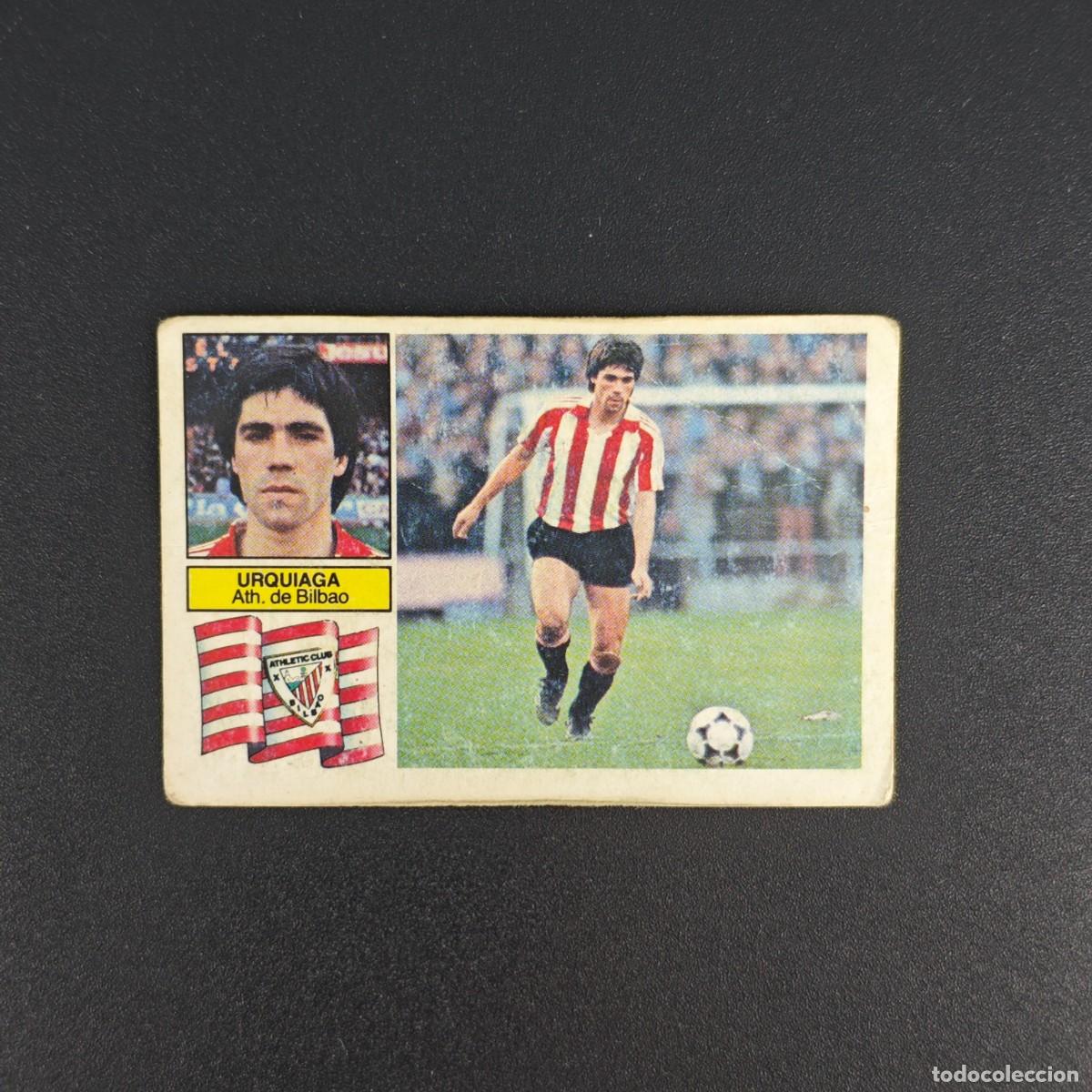 Cromos de f&uacute;tbol: CROMO DE FUTBOL LIGA ESTE 82 83 1982 1983 NUNCA PEGADO SIN PEGAR URQUIAGA ATHLETIC BILBAO RA1026
