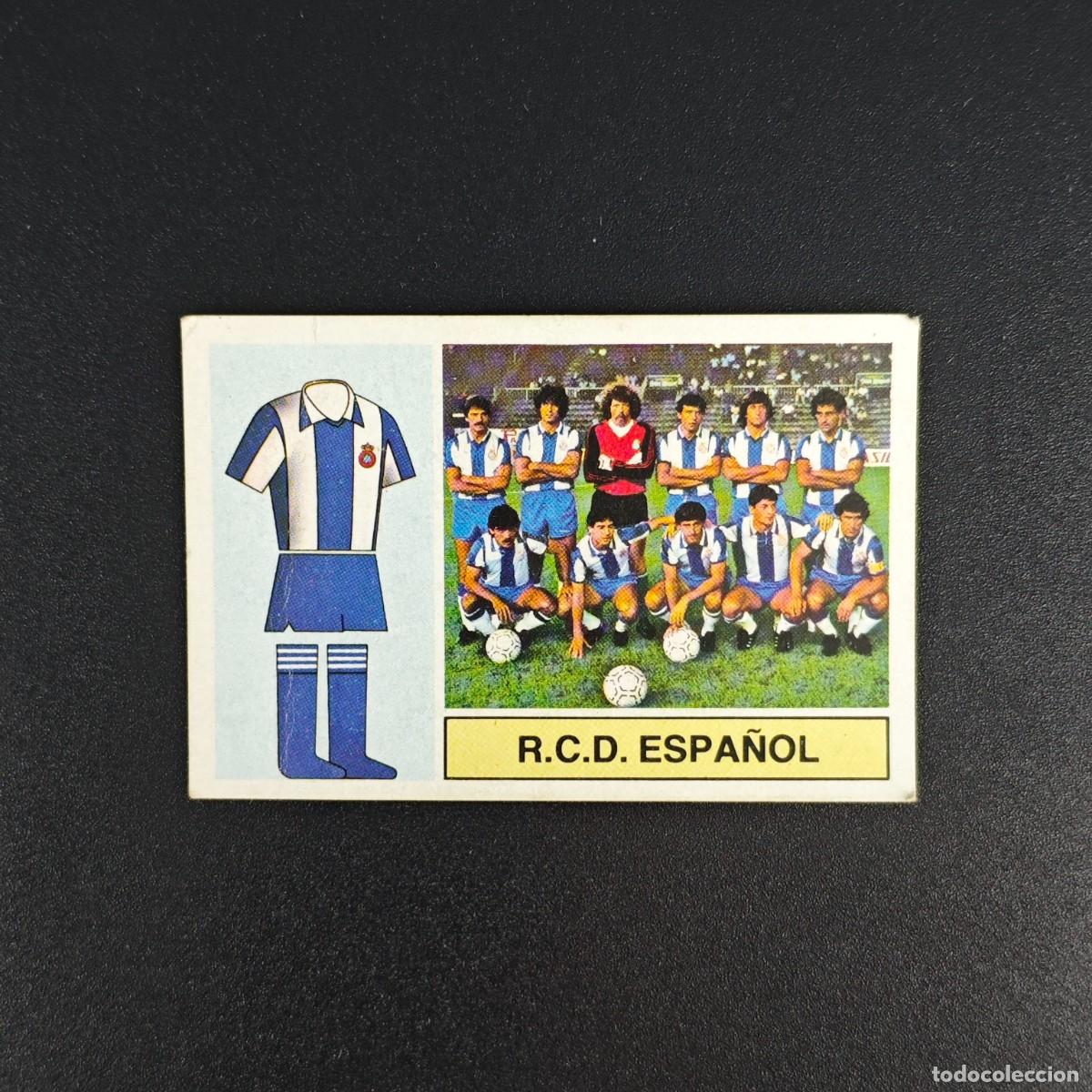 Cromos de Futebol: CROMO DE FUTBOL LIGA ESTE 82 83 1982 1983 NUNCA PEGADO SIN PEGAR ALINEACION ESPA&Ntilde;OL ESPANYOL RA1026
