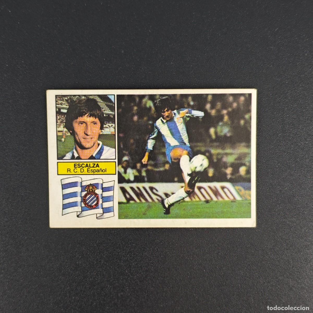 Cartes &agrave; collectionner de Football: CROMO DE FUTBOL LIGA ESTE 82 83 1982 1983 NUNCA PEGADO SIN PEGAR ESCALZA ESPA&Ntilde;OL ESPANYOL RA1026