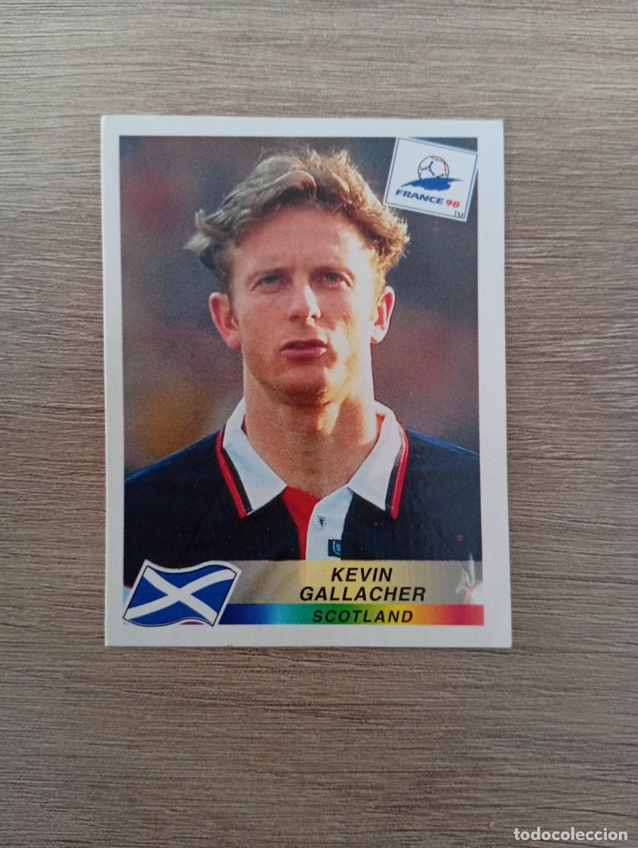 Cartes &agrave; collectionner de Football: KEVIN GALLACHER 47 ESCOCIA PANINI FRANCIA 1998 98 SIN PEGAR NUNCA PEGADO