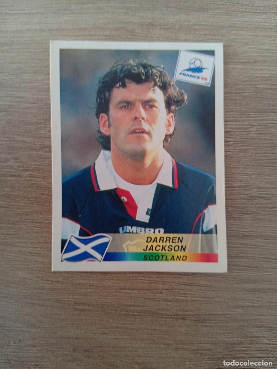 Cartes &agrave; collectionner de Football: DARREN JACKSON 48 ESCOCIA PANINI FRANCIA 1998 98 SIN PEGAR NUNCA PEGADO