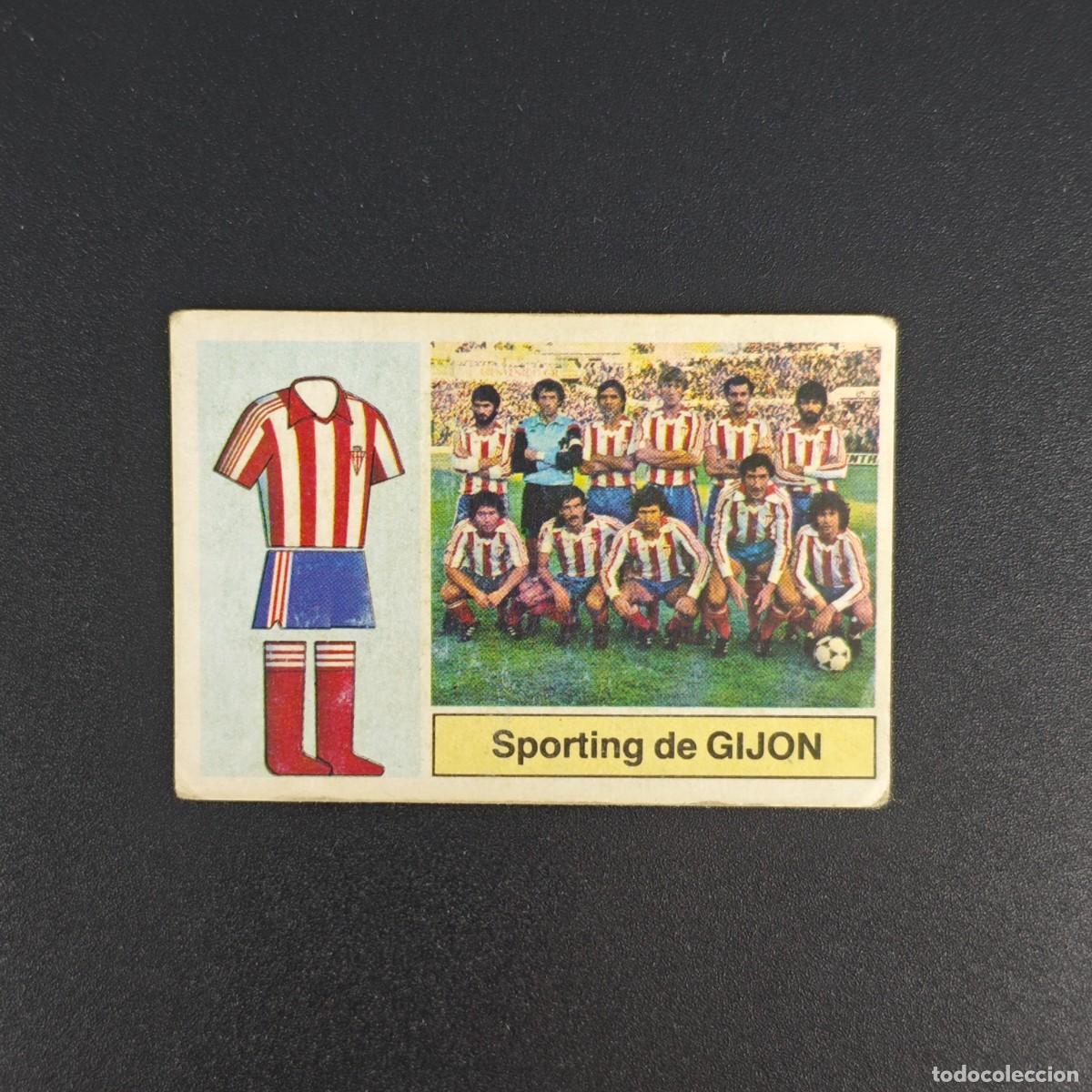 Cromos de f&uacute;tbol: CROMO DE FUTBOL LIGA ESTE 82 83 1982 1983 NUNCA PEGADO SIN PEGAR ALINEACION SPORTING GIJON RA1026